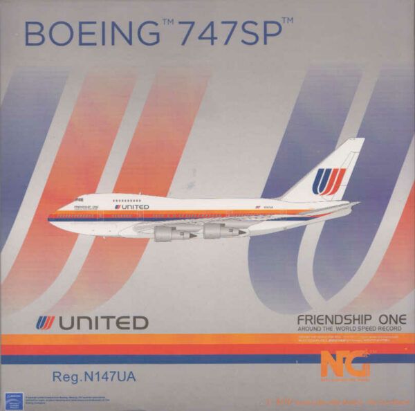 Boeing 747SP United Airlines "Saul Bass" N174UA NG Models 07015 1:400