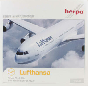 *2.Wahl* Airbus A340-300 Lufthansa D-AIGH Herpa 550253 1:200 *2nd choice*