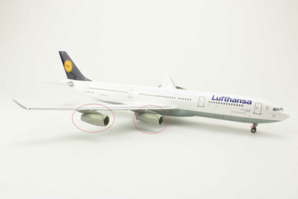 *2.Wahl* Airbus A340-300 Lufthansa D-AIGH Herpa 550253 1:200 *2nd choice* – Bild 2