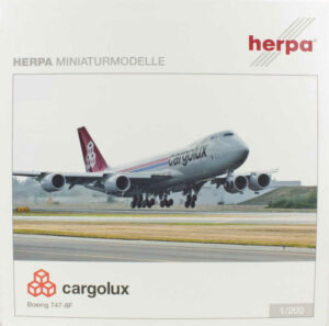 *2.Wahl* Boeing 747-8F Cargolux LX-VCD Herpa 554879 1:200 *2nd choice*
