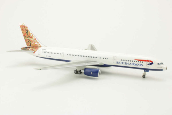 Boeing 757-200 British Airways "Golden Khokhloma - Russia" G-BIKH Herpa 550932 1:200 – Bild 2