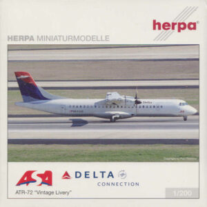 ATR-72 ASA Delta Connection "Vintage Livery" N643AS Herpa 552219 1:200