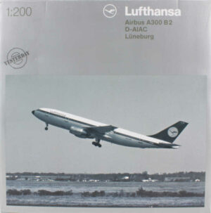 Airbus A300 B2 Lufthansa "Lüneburg" D-AIAC Herpa 556057 1:200