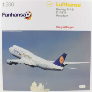 Boeing 747-8 Lufthansa "Potsdam" D-ABYI "Siegerflieger" Herpa 556767 1:200