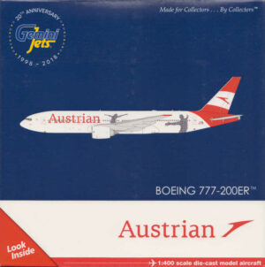Boeing 777-200ER Austrian "60 years" OE-LPF Gemini Jets GJAUA1814 1:400