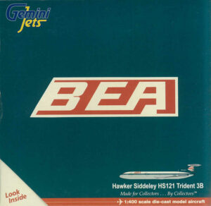 Hawker Siddeley HS121 Trident 3B BEA G-AWZN Gemini Jets GJBEA709 1:400