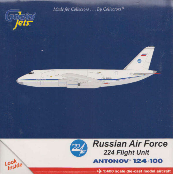 Antonov AN124-100 Russian Air Force RA-82028 Gemini Jets GJTTF1179 1:400