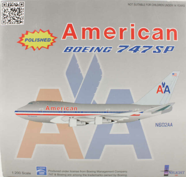 Boeing 747SP American Airlines N602AA Inflight200 IF747SP602P 1:200