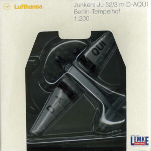 Junkers JU-52/3m Lufthansa Berlin-Tempelhof D-AQUI Lemke Collection 1:200