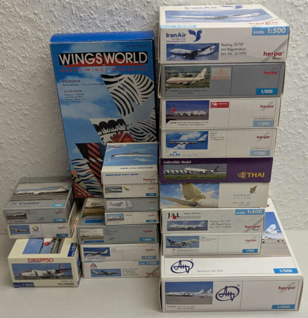 *2.Wahl*  Paket 20 Stück Modelle Herpa 1:500 *2nd choice* – Bild 2