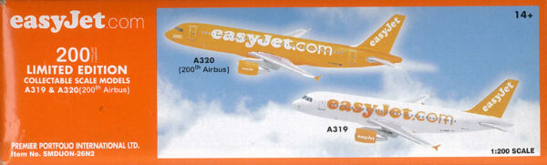 Airbus A319 & A320 easy Jet SMDUON-26N2 1:200 Snap-Fit – Bild 2