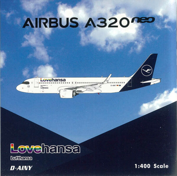 Airbus A320neo Lufthansa "Lovehansa" D-AINY Phoenix 04502 1:400