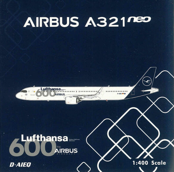 Airbus A321neo Lufthansa "600th Airbus" D-AIEQ Phoenix 04540 1:400