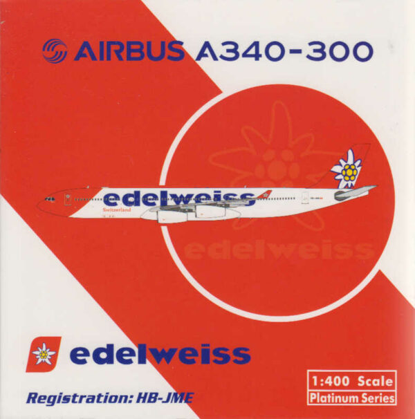Airbus A340-300 Edelweiss HB-JME Phoenix 11749 1:400