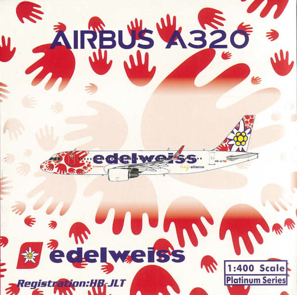 Airbus A320 Edelweiss HB-JLT Phoenix 11766 1:400