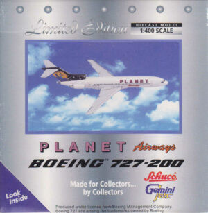 Boeing 727-200 Planet Airways N69742 Gemini Jets GJPLZ242 / 3557371 1:400