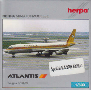 Douglas DC-8-33 Atlantis D-ADIM "ILA 2008 Edition" Herpa 502030 1:500