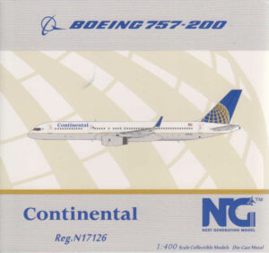 Boeing 757-200 Continental Airlines N17126 NG Models 53050 1:400