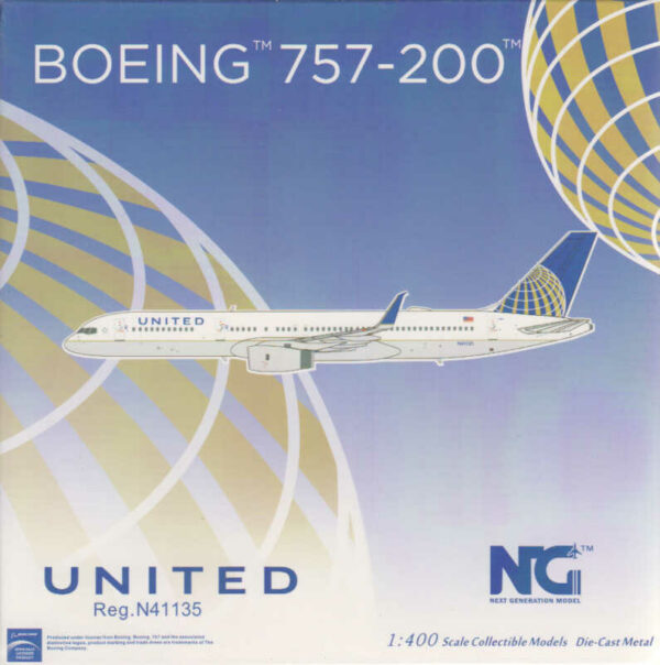 Boeing 757-200 United Airlines N41135 NG Models 53179 1:400