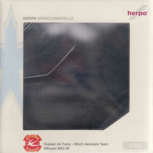 Mig-29 Russian Air Force Strizhi Aerobatic Team Herpa 552233 1:200