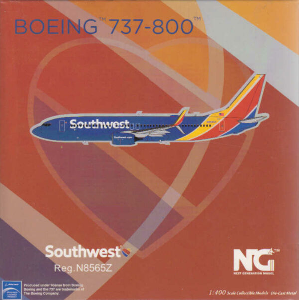 Boeing 737-800 Southwest Airlines N8565Z NG Models 58122 1:400