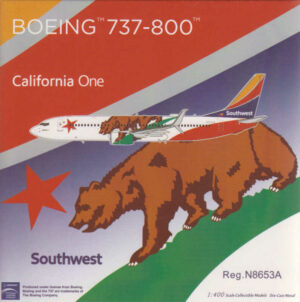 Boeing 737-800 Southwest Airlines N8653A NG Models 58211 1:400