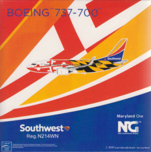 Boeing 737-700 Southwest Airlines "Maryland One" N214WN NG Models 77007 1:400