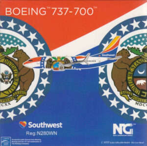 Boeing 737-700 Southwest Airlines N280WN NG Models 77016 1:400