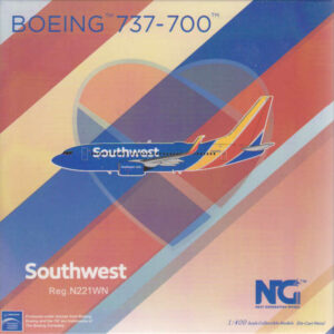 Boeing 737-700 Southwest Airlines N221WN NG Models 77042 1:400
