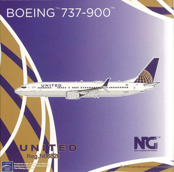 Boeing 737-900 United Airlines N66828 NG Models 79008 1:400