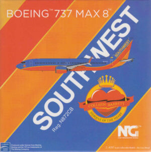 Boeing 737 MAX 8 Southwest Airlines N872CB NG Models 88002 1:400
