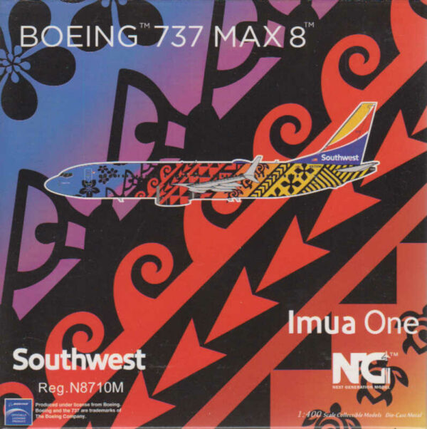Boeing 737 MAX 8 Southwest Airlines "Imua One" N8710M NG Models 88016 1:400