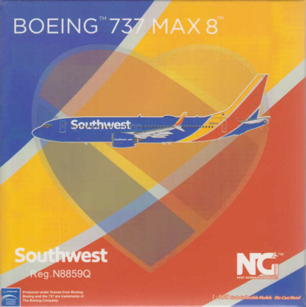 Boeing 737 MAX 8 Southwest Airlines N8859Q NG Models 88017 1:400