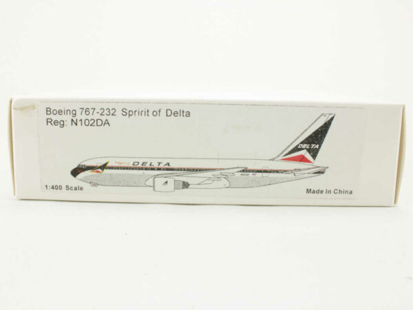 Boeing 767-200 Delta Air Lines "Spirit of Delta" N102DA Aeroclassics AC419399 1:400