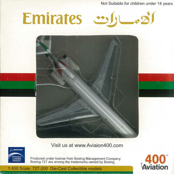 Boeing 727-200 Emirates A6-EMB Aviation400 AV4722001 1:400