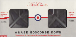 Set 2pcs A&AEE Boscombe Down Bristol 175 / DH-106 Comet Aeroclassics 1:400