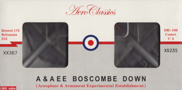 Set 2pcs A&AEE Boscombe Down Bristol 175 / DH-106 Comet Aeroclassics 1:400