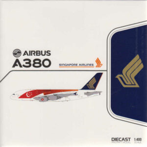 Airbus A380 Singapore Airlines "Majulah Jubilee" 9V-SKJ JC Wings EW4388012 1:400