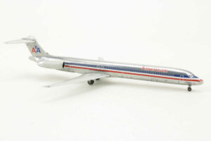 Alternative view of McDonnell Douglas MD-80 American Airlines N573AA Gemini Jets GJUAL1113 1:400