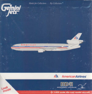McDonnell Douglas MD-11 American Airlines N1765B "Metal Version" Gemini Jets GJAAL262XO 1:400