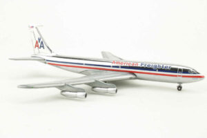 Alternative view of Boeing 707-320C American Airlines "American Freighter" Gemini Jets GJAAL297 1:400