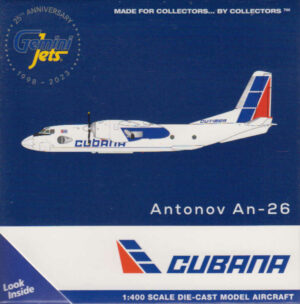 Antonov AN-26 Cubana CU-T1229 Gemini Jets GJCUB1970 1:400