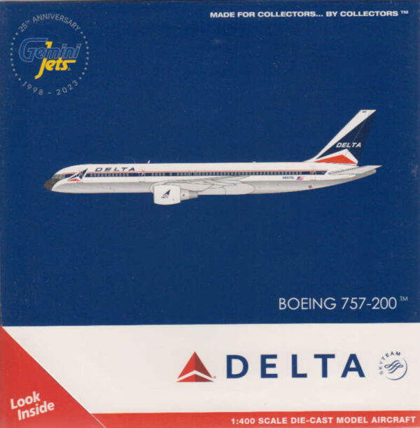 Boeing 757-200 Delta Air Lines N607DL Gemini Jets GJDAL2235 1:400