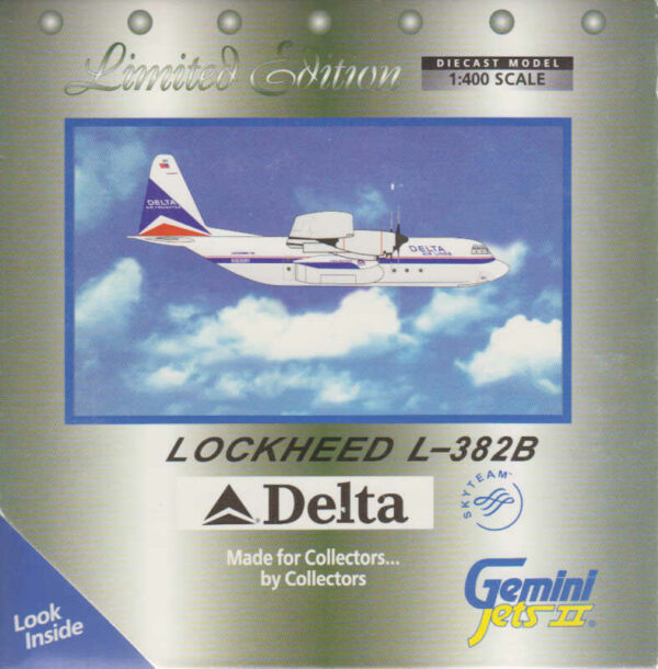 Lockheed L-382B Delta Air Lines N9268R Gemini Jets GJDAL528 1:400