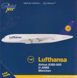Airbus A380-800 Lufthansa "München" D-AIMB Gemini Jets GJDLH1228 1:400