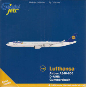 Airbus A340-600 Lufthansa "Gummersbach" D-AIHN Gemini Jets GJDLH1318 1:400
