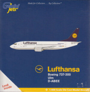 Boeing 737-300 Lufthansa "Ulm" D-ABEE Gemini Jets GJDLH1326 1:400