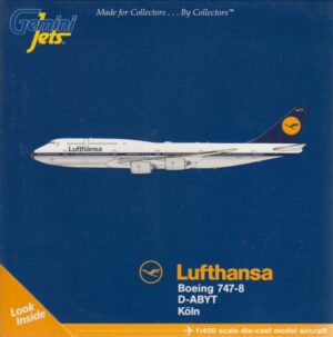 Boeing 747-8 Lufthansa "Köln" D-ABYT Gemini Jets GJDLH1479 1:400
