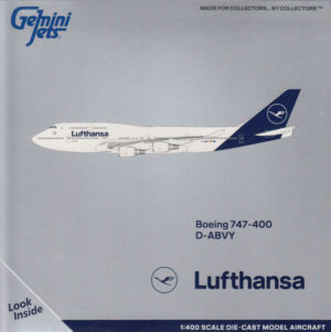 Boeing 747-400 Lufthansa D-ABVY Gemini Jets GJDLH2208 1:400