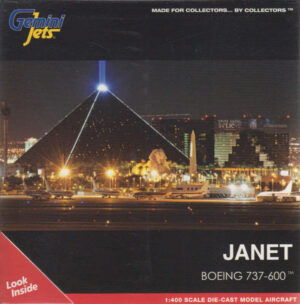 Boeing 737-600 EG&G Janet Airlines N273RH Gemini Jets GJEGG2169 1:400